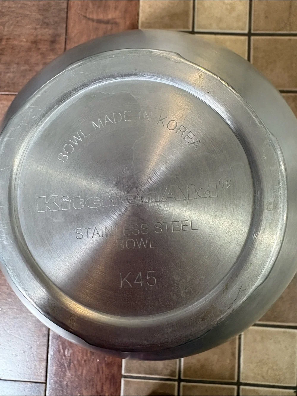 KitchenAid Stainless Steel Mixing Bowl - Silver